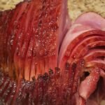 cherry glazed spiral sliced ham