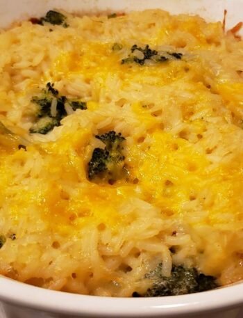 Broccoli Rice and Cheese Casserole