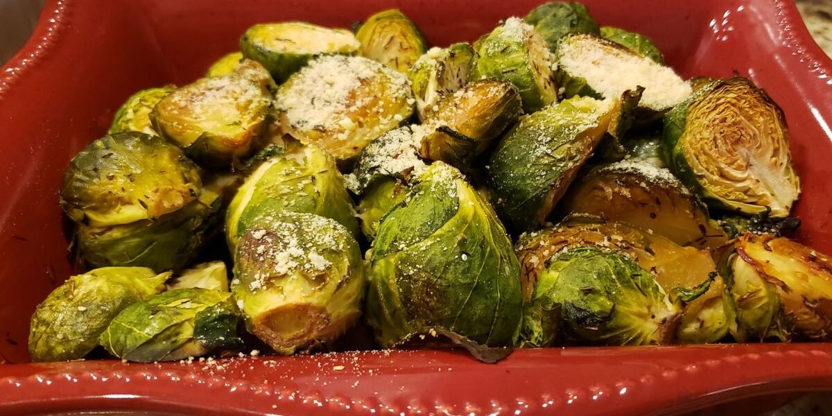 Parmesan Roasted Brussels Sprouts