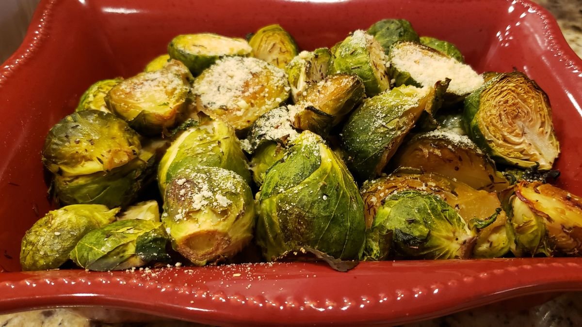 Parmesan Roasted Brussels Sprouts