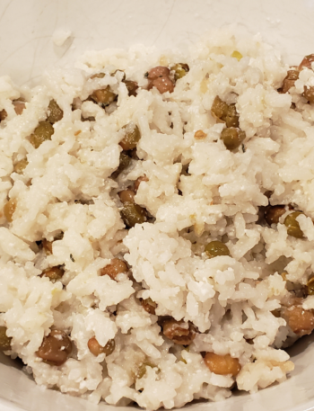 gungo rice and peas
