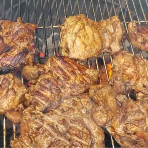 Jerk Chicken Grilling 2