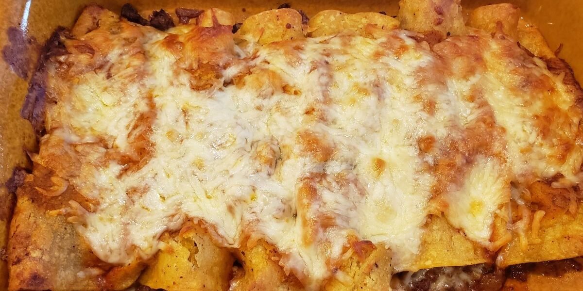 barbacoa beef enchiladas