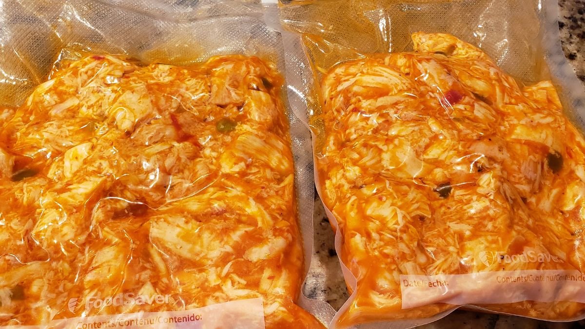 batch ranchero chicken vacuum sealed