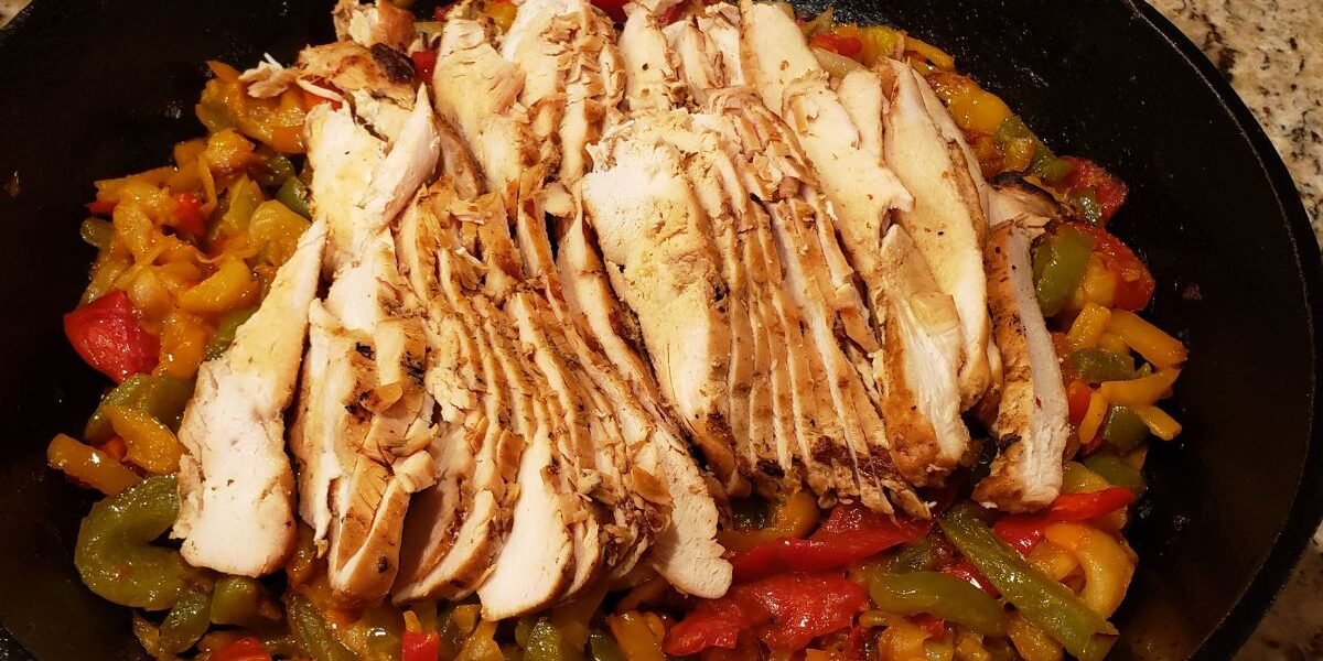 chicken fajitas