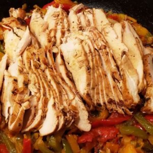 chicken fajitas