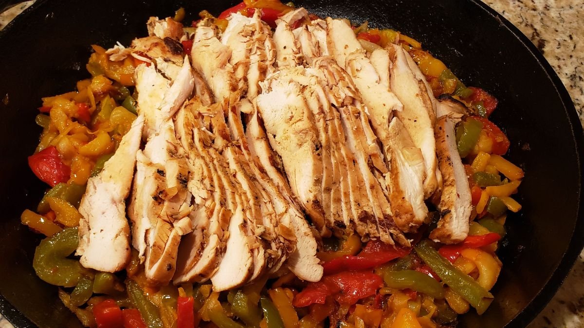 chicken fajitas