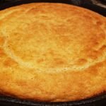 cornbread in cast iron pan