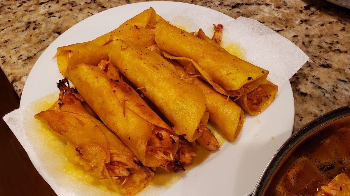 finished taquitos
