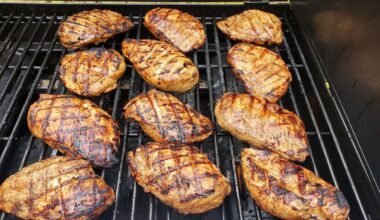marinated grilled chicken breasts