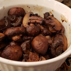 Red Wine Garlic Mushrooms