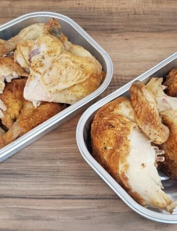 sams cluc rotisserie chicken breasts and leg quarters