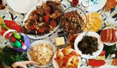 variety of cooked food