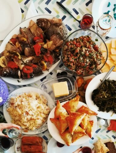 variety of cooked food