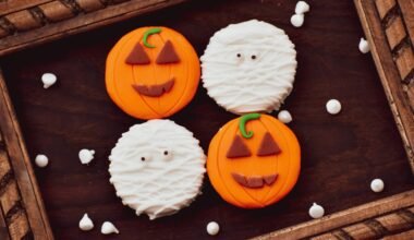 white and orange jack o lantern