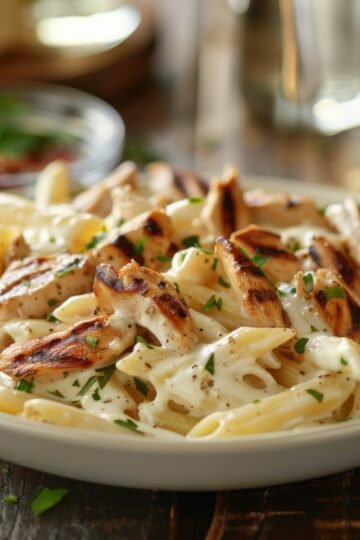 Chicken Penne Alfredo